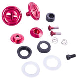 RaceQuip Red Hardware Pivot Kit for Face Shield Fits PRO & VESTA Model Helmets by RaceQuip RQP205111