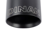Dinan Double-Walled 4" Clamp-On Exhaust Tip w/ 3.25" Inlet (Black Ceramic) by Dinan D663-0574-BOX