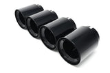 Burger Motorsport Straight Cut Billet Exhaust Tips - BMW / F1x / M5 / M6 (set of 4) by Burger Motorsports BMS-F8X-TIP-GB