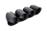 BMS Angle Cut Billet Exhaust Tips (set of 4) - BMW / F90 M5 by Burger Motorsports BMS-F9X-M5-TIPS-BLK