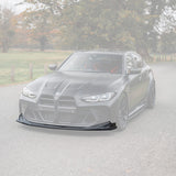 TRE BMW G8X M3/M4 Pre-Preg Carbon Fiber PR-1 Front Splitter (2021+) by TRE TR-BG8XPRFSCF