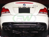 RW Carbon BMW E82 E88 Perf. Style Carbon Fiber Diffuser by RW Carbon