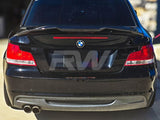 RW Carbon BMW E82 Carbon Fiber GTX Trunk Spoiler by RW Carbon