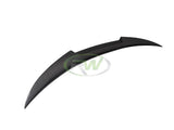 RW Carbon BMW E93 M4 Style Carbon Fiber Trunk Spoiler by RW Carbon