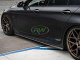 RW Carbon BMW F10 F11 3D Style CF Side Skirt Extensions by RW Carbon bmwf10053