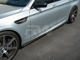 RW Carbon BMW F10 F11 3D Style CF Side Skirt Extensions by RW Carbon bmwf10053