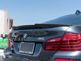 RW Carbon BMW F10 M4 Style Carbon Fiber Trunk Spoiler by RW Carbon