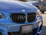 RW Carbon BMW F22 F23 F87 Double Slat Gloss Black Grilles by RW Carbon bmwf22004