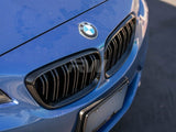 RW Carbon BMW F22 F23 F87 Double Slat Gloss Black Grilles by RW Carbon bmwf22004