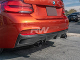 RW Carbon BMW F22 F23 Exotics Style Carbon Fiber Rear Diffuser by RW Carbon bmwf22007