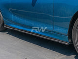 RW Carbon BMW F22 F23 Carbon Fiber Side Skirt Extensions by RW Carbon bmwf22010