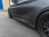 RW Carbon BMW F22 F23 Carbon Fiber Side Skirt Extensions by RW Carbon bmwf22010