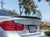 RW Carbon BMW F30 Performance Style Carbon Fiber Trunk Spoiler by RW Carbon