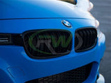RW Carbon BMW F30 F31 Double Slat Gloss Black Grilles by RW Carbon bmwf30028