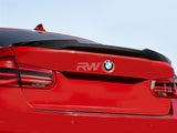 RW Carbon BMW F30 F80 M4 Style Carbon Fiber Trunk Spoiler by RW Carbon