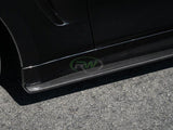 RW Carbon BMW F32 F33 F36 Carbon Fiber Side Skirt Extensions by RW Carbon bmwf32015