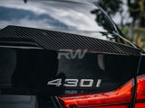 RW Carbon BMW F32 M4 Style Carbon Fiber Trunk Spoiler by RW Carbon