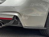 RW Carbon BMW F32 F33 Carbon Fiber Rear Bumper Splitters by RW Carbon bmwf32043