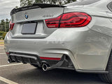 RW Carbon BMW F32 F33 Carbon Fiber Rear Bumper Splitters by RW Carbon bmwf32043
