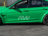 RW Carbon BMW F80 M3 3D Style CF Side Skirt Extensions by RW Carbon bmwf8005