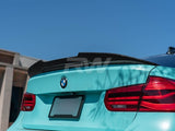 RW Carbon BMW F30 F80 M3 GTX V2 Carbon Fiber Trunk Spoiler by RW Carbon