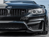 RW Carbon BMW M3/M4 Carbon Fiber Perf Style Splitters by RW Carbon