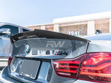 RW Carbon BMW F82 M4 Style Carbon Fiber Trunk Spoiler by RW Carbon