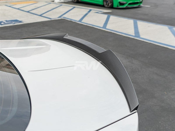 RW Carbon BMW F82 M4 RWS Carbon Fiber Trunk Spoiler main image 1