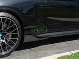 RW Carbon BMW F87 M2 Carbon Fiber Side Skirt Winglets by RW Carbon bmwf8702