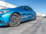RW Carbon BMW F87 M2 Carbon Fiber Side Skirt Extensions by RW Carbon bmwf8711