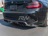 RW Carbon BMW F87 M2 3D Style Carbon Fiber Diffuser by RW Carbon bmwf8726