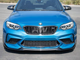 RW Carbon BMW F87 M2 Comp CS Style CF Front Lip by RW Carbon