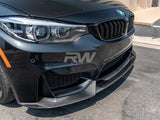 RW Carbon BMW F8X M3 M4 Varis Style Carbon Fiber Front Lip by RW Carbon