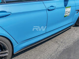 RW Carbon BMW F80 M3 Carbon Fiber Side Skirt Extensions by RW Carbon bmwf8x019