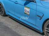 RW Carbon BMW F80 M3 Carbon Fiber Side Skirt Extensions by RW Carbon bmwf8x019