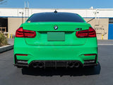 RW Carbon BMW F8X Forged Carbon Fiber Rear Bumper Splitters by RW Carbon