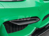 RW Carbon BMW F8X M3/M4 V2 Upper Carbon Fiber Splitters by RW Carbon