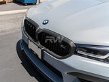 RW Carbon BMW F90 M5 LCI G30 5-Series LCI Carbon Fiber Grille Surrounds by RW Carbon