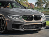RW Carbon BMW F90 M5 Perf Style Carbon Fiber Splitters by RW Carbon