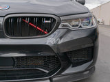 RW Carbon BMW F90 M5 Carbon Fiber Upper Bumper Splitters by RW Carbon