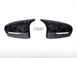 RW Carbon BMW M5/M8 Forged Carbon Mirror Cap Replacements by RW Carbon bmwf90039