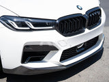 RW Carbon BMW F90 M5 LCI Performance Style V1 Carbon Fiber Front Lip by RW Carbon