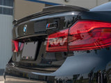RW Carbon BMW G30 F90 CS Style Carbon Fiber Trunk Spoiler by RW Carbon