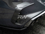 RW Carbon BMW F91/F92 M8 Carbon Fiber Rear Bumper Trims by RW Carbon