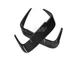 RW Carbon BMW F91/F92 M8 Carbon Fiber Rear Bumper Trims by RW Carbon