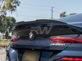 RW Carbon BMW G16 F93 Gran Coupe Carbon Fiber Trunk Spoiler by RW Carbon