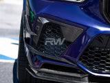 RW Carbon BMW F95 X5M Carbon Fiber Canards by RW Carbon