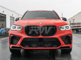 RW Carbon BMW F95 X5M Carbon Fiber Front Splitters by RW Carbon
