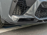 RW Carbon BMW F95 X5M Carbon Fiber Front Splitters by RW Carbon