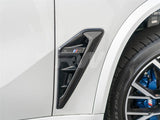 RW Carbon BMW F95 X5M Carbon Fiber Side Vent Covers by RW Carbon